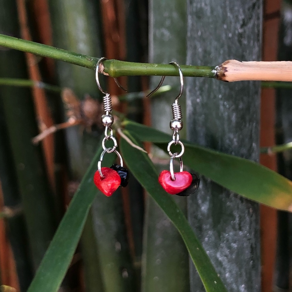 Ladybug Earring Set